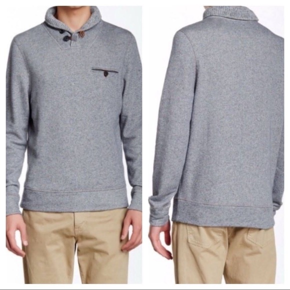 Billy Reid Shawl Collar Pullover Sweater Grey Size XXL - Picture 10 of 10